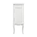 Powell Winfree 13”W Jewelry Armoire, White