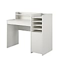 Ameriwood Home Arleta Craft 43"W Writing Desk, White 1 thumbnail image