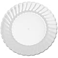 Classicware WNA Comet Hvywt Plastic Clear Plates - 6" Diameter Plate - Polystyrene, Plastic - Disposable - Clear - 12 Piece(s) / Pack