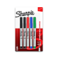 Sharpie® Permanent Ultra-Fine Point Markers, Assorted Colors, Pack Of 5 Markers
