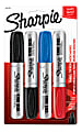 Sharpie® King-Size™ Permanent Markers, Assorted Colors, Pack Of 4