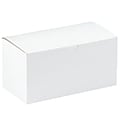 Office Depot® Brand Gift Boxes, 9"L x 4 1/2"W x 4 1/2"H, 100% Recycled, White, Case Of 100