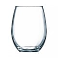 Cardinal Perfection Stemless Wine Glasses, 21 Oz, Clear, Pack Of 12 Glasses