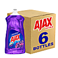 AJAX Ultra Liquid Dish Soap With Fabuloso, Lavender Scent, 52 Oz, Carton Of 6 Bottles 1 thumbnail image