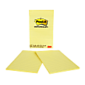 Post-it Notes, 5" x 8", Lined, Canary Yellow, Pack Of 2 Pads