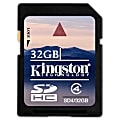 Kingston 32GB Secure Digital High Capacity (SDHC) Card - Class 4 - 32 GB
