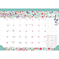 2025 BrownTrout House of Turnowsky Monthly Desk Pad Calendar, 17" x 12", Art and Architecture, January to December 2025, 9781975481261 1 thumbnail image
