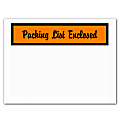 Tape Logic® "Packing List Enclosed" Envelopes,Panel Face, 4 1/2" x 6", Orange, Pack Of 1,000