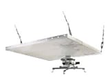 Peerless PRGS-455 - Mounting kit (ceiling mount, universal adapter plate) - for projector - powder coated white - ceiling mountable 1 thumbnail image