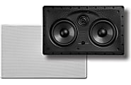 Polk Audio 55c-LS Vanishing LS Series In-Wall Center-Channel Speaker, White, 255CLS