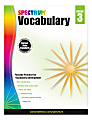 Spectrum Vocabulary Workbook, Grade 3