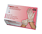 MediGuard Powder-Free Vinyl Exam Gloves, Large, Box Of 150, Case Of 10 Boxes