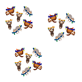 Carson Dellosa Education Cut-Outs, One World Sloths, 36 Cut-Outs Per Pack, Set Of 3 Packs 1 thumbnail image
