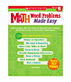 Scholastic Math Word Problems — Grade 5 1 thumbnail image