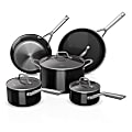 Ninja Foodi NeverStick Essential 9-Piece Cookware Set, Black