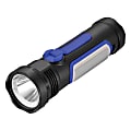 Azpen® 8-In-1 Emergency LED Flashlight With AM/FM Weather Radio And SOS Alarm, 2-1/2” x 2-1/2”, Blue