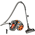 Koblenz YCA-1300 Centauri Canister Vacuum Cleaner - 1300 W Motor - Bagless - Dusting Brush, Floor Tool, Crevice Tool, Telescopic Tube, Carpet Tool - Hard Floor, Carpet - HEPA - Pet Hair Cleaning - AC Supply - Orange, Gray