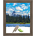 Amanti Art Hardwood Mocha Picture Frame, 19" x 23", Matted For 16" x 20"