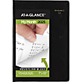 2025-2026 AT-A-GLANCE® Designer Cover Monthly Planner, 7" x 10", Black, January To January, 704320525