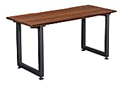 Vari Table 60"W Computer Desk, Darkwood 1 thumbnail image