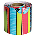 Carson Dellosa Education Colorful Owls Continuous Roll Scalloped Border - Fun Theme/Subject (Scalloped) Shape - Stylin' Stripes - 2" Height x 2.25" Width x 432" Length - Multicolor - 1 Roll
