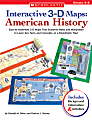 Scholastic 3D Maps American History, 8 3/8" x 10 7/8"
