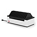 Luxor 12-Port Charging Station For Laptops, Tablets And Mobile Devices, 10-15/16”H x 23-5/8”W x 11-13/16”D, Black/White 1 thumbnail image