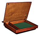 LapGear Schoolhouse Lap Desk, 3.5"H x 19.1"W x 14.5"D, Mahogany