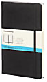 Moleskine Classic Hard Cover Notebook, 5" x 8-1/4", Dotted, 240 Pages, Black