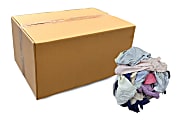 Pro-Clean Basics T-Shirt Rags, Assorted Sizes, Assorted Colors, 50-Lb Pack