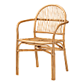 bali & pari Tugera Modern Bohemian Dining Chair, Natural Brown 1 thumbnail image