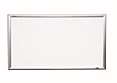 SKILCRAFT®/Quartet® Magnetic Dry-Erase Wallboard, 48" x 72", Aluminum Frame With Silver Finish