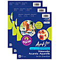 Pacon® UCreate Watercolor Paper, 9" x 12", White, 50 Sheets Per Pack, Set Of 3 Packs 1 thumbnail image