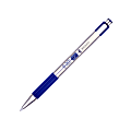 Zebra® G-301® Gel Ink Pen, Medium Point, 0.7 mm, Stainless Steel Barrel, Blue Ink