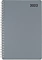 Office Depot® Brand Weekly/Monthly Appointment Book, 4" x 6", Silver, January To December 2022, OD710430