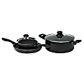 Starfrit® Simplicity 5-Piece Aluminum Nonstick Cookware Set With Bakelite® Handles, Black 1 thumbnail image