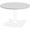 Lorell® Hospitality Round Table Top, 36"W, Light Gray 1 thumbnail image
