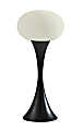 Adesso Otis Table Lamp, 19”H, Frosted Shade/Black Base 1 thumbnail image