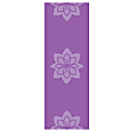 GoFit Zen Lotus Designer Yoga Mat, 3/16”H x 24”W x 68”D, Purple