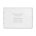 Custom Premium Wedding & Event Reception Cards, 4-7/8" x 3-1/2", Deckled Elegance, Box Of 25 Cards 1 thumbnail image