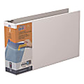 QuickFit® Overlay 3-Ring Binder, 3" D-Rings, SpreadSheet, White 1 thumbnail image
