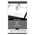 2025 Office Depot Daily Desk Calendar Refill, 3-1/2" x 6", Traditional, January 2025 To December 2025, SP717D5025