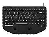 Man & Machine So Cool Keyboard  - Computer - Unix, Mac, PC, Linux - Industrial Silicon Rubber Keyswitch - Black - SOCOOL/BKL/OR/B5 1 thumbnail image