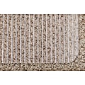 ES Robbins® Linear Pattern Chair Mat With Lip For Medium-Pile Carpets, Standard Lip, 45" x 53", Clear