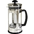 Mr. Coffee Daily Brew 1.2QT Coffee Press, Glass - Cooking, Brewing - Silver - Glass, Stainless Steel Body - 1 1 thumbnail image