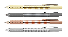 TUL Retractable Gel Pens, Medium Point, 0.8 mm, Assorted Barrel Colors,  Assorted Metallic Inks, Pack Of 8 Pens, 78148986