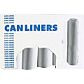 Heritage High Density Coreless Can Liner, 30"x 37"x0.31 mil (8 Micron) Thickness, High Density, Natural, 500 Count - Z6037LNR01 1 thumbnail image