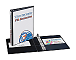 Avery® Mini Durable View 3-Ring Binder, 1/2" Round Rings, Black 1 thumbnail image