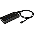 StarTech.com 7 Port USB C Hub - 2x USB-C & 5x USB-A - Mountable Metal USB 3.0 Type-C Hub - 5Gbps USB 3.1/3.2 Gen 1 - Self Powered - BC 1.2 - 7-Port USB-C hub - USB Type-C laptop/desktop to 5 USB-A (1x BC 1.2) and 2 USB-C