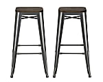 DHP Fusion Backless Bar Stool, Charcoal 1 thumbnail image